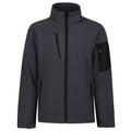 Seal Grey-Black - Front - Regatta Mens Arcola Soft Shell Jacket