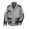 Grey-Black - Front - Result Work-Guard Mens Lite Jacket