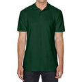 Forest - Front - Gildan Mens SoftStyle Double Pique Polo Shirt