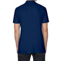 Navy - Back - Gildan Mens SoftStyle Double Pique Polo Shirt