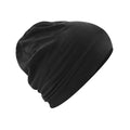 Black - Front - Beechfield Unisex Hemsedal Cotton Beanie