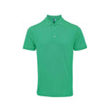 Kelly Green - Front - Premier Mens Coolchecker Plus Piqu Polo Shirt