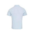 Light Blue - Back - Premier Mens Coolchecker Plus Piqu Polo Shirt