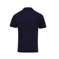 Navy - Back - Premier Mens Coolchecker Plus Piqu Polo Shirt