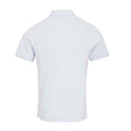 White - Back - Premier Mens Coolchecker Plus Piqu Polo Shirt