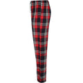 Red-Navy - Side - SF Mens Tartan Lounge Pants