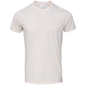 Natural - Front - Gildan Mens SoftStyle Ringspun T-Shirt