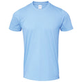 Carolina Blue - Front - Gildan Mens SoftStyle Ringspun T-Shirt