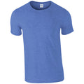 Heather Royal - Front - Gildan Mens SoftStyle Ringspun T-Shirt