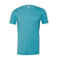 Heather Aqua - Front - Bella + Canvas Adults Unisex Heather CVC T-Shirt