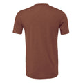 Heather Clay Brown - Back - Bella + Canvas Adults Unisex Heather CVC T-Shirt