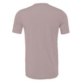 Heather Pink Gravel - Back - Bella + Canvas Adults Unisex Heather CVC T-Shirt