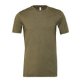 Heather Olive Green - Front - Bella + Canvas Adults Unisex Heather CVC T-Shirt