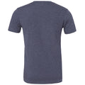 Heather Navy - Back - Bella + Canvas Adults Unisex Heather CVC T-Shirt