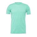 Heather Mint - Front - Bella + Canvas Adults Unisex Heather CVC T-Shirt