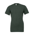 Heather Forest Green - Front - Bella + Canvas Adults Unisex Heather CVC T-Shirt