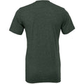 Heather Forest Green - Back - Bella + Canvas Adults Unisex Heather CVC T-Shirt