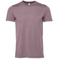 Purple Heather - Front - Bella + Canvas Adults Unisex Heather CVC T-Shirt