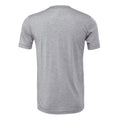 Athletic Heather Grey - Back - Bella + Canvas Adults Unisex Heather CVC T-Shirt