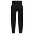 Black - Back - Henbury Mens Stretch Flex Waistband Chino Trousers