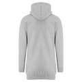 Heather Grey - Back - AWDis Girlie Womens-Ladies Hoodie Dress