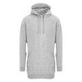 Heather Grey - Front - AWDis Girlie Womens-Ladies Hoodie Dress