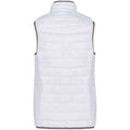 White - Back - Kariban Womens-Ladies Lightweight Down Bodywarmer