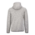 Light Grey Melange - Back - Proact Womens-Ladies Heather Hooded Jacket