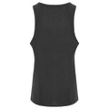 Heather Black - Back - AWDis Just Ts Womens Girlie Tri-Blend Vest