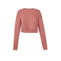 Mauve - Front - Bella + Canvas Ladies Cropped Sweatshirt