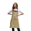 Khaki-Brown Denim - Back - Premier Espresso Bib Apron