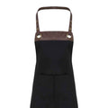 Black-Brown Denim - Back - Premier Espresso Bib Apron