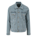 Light Blue Wash - Front - So Denim Mens Noah Denim Jacket