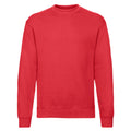 Red - Front - Fruit Of The Loom Mens Classic Drop Shoulder Sweatshirt