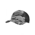 Wood Camo-Black - Back - Flexfit Unisex Classic Camo Trucker Cap