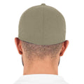 Greenish Grey - Side - Flexfit Unisex 5 Panel Cap