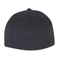 Charcoal - Back - Flexfit Unisex Wooly Combed Cap