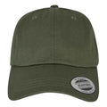 Burnt Olive - Front - Flexfit Unisex Low Profile Cotton Twill Cap