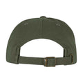 Burnt Olive - Back - Flexfit Unisex Low Profile Cotton Twill Cap