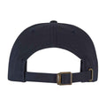 Dark Navy - Back - Flexfit Unisex Low Profile Cotton Twill Cap