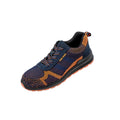 Navy-Orange - Front - Result Work-Guard Unisex Hardy Safety Trainers