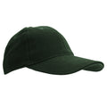 Bottle Green - Front - SOLS Unisex Buffalo 6 Panel Baseball Cap