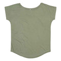 Soft Olive - Front - Mantis Womens-Ladies Loose Fit T-Shirt