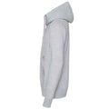 Heather Grey - Side - AWDis Adults Unisex Cross Neck Hoodie