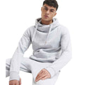 Heather Grey - Lifestyle - AWDis Adults Unisex Cross Neck Hoodie