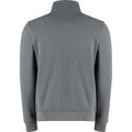 Dark Grey - Back - Kustom Adults Unisex Kit Sweat Jacket