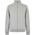 Heather Grey - Front - Kustom Adults Unisex Kit Sweat Jacket