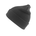 Grey - Back - Result Adults Unisex Woolly Ski Hat