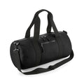 Black - Front - BagBase Recycled Barrel Bag