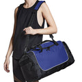 Royal Blue-Black - Back - Quadra Teamwear Locker Bag